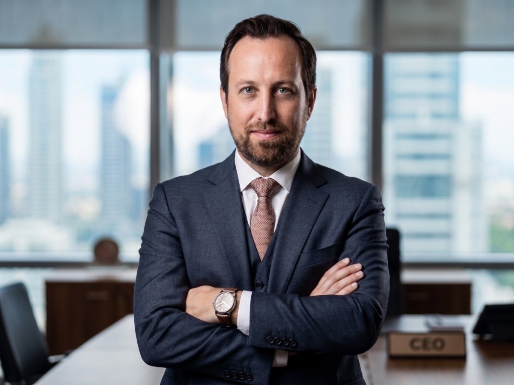 Ron Bensimon CEO executive formal portrait in office suit